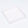 Box the team, white with PVC lid, 16 x 16 x 3 cm
