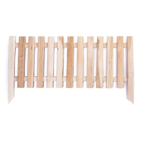Decorative fence, 45 × 110 cm, 1 section, wood, "line", Greengo-6