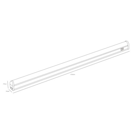 Linear LED lamp ERA LLLED-01, 1024x22x37 mm, IP20, 14W, 1200LM, 4000K, white-7