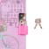 Gift notebook, 45 sheets, line, on the castle, on the crest, girl (17.8x13cm)