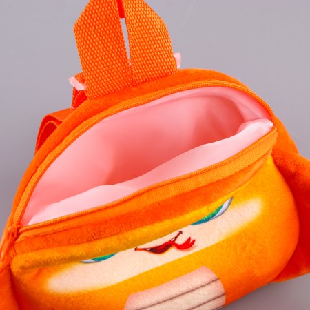 New Year's Baby backpack "Funny snake", plush, orange color, for the New Year-6