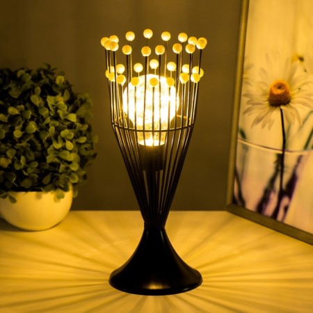 Night Cup LED from AAA batteries Black 10x10x26.5 cm Risalux-2