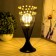 Night Cup LED from AAA batteries Black 10x10x26.5 cm Risalux