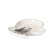 Serving share "Hugge", 20 × 18 × 3 cm, white color
