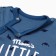 Detail overalls with closed legs "Dino", blue color, height 56