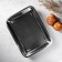 Stainless steel baking sheet, 3.8 liters, 39.5 × 29 × 5.5 cm, chrome color
