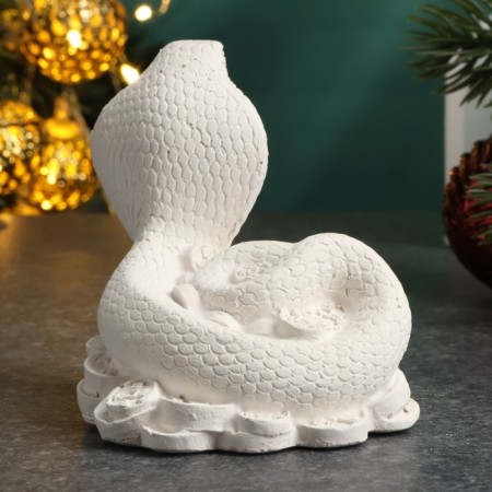 New Year. Symbol 2025. Figure for coloring "Snake with a chest", 6x6x5cm-2
