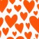 Apron "Ethel" Red Hearts 60x65cm, 100% cotton, sarzha 190 g/m2