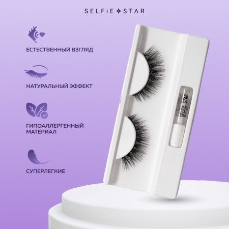 Falf eyelashes Selfie Star Eylashes Wispy Tempress, SSLX6-1