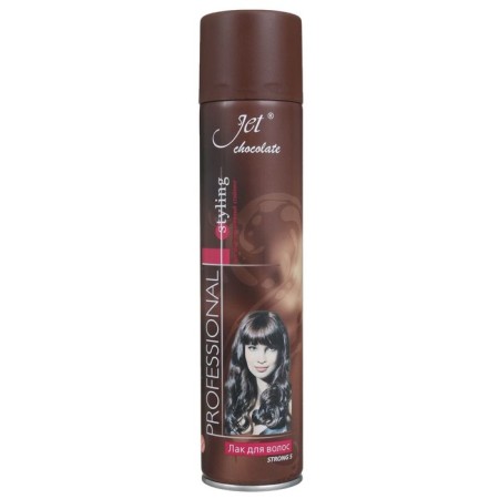 Hair varnish Jet Chocolate Strong Maxi "Extra Strong Fixation", 300 ml-2
