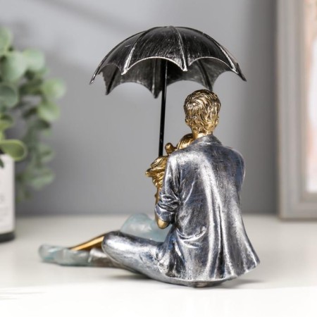 Souvenir Polystone Romance "Lovers" 12x10x18 cm-3