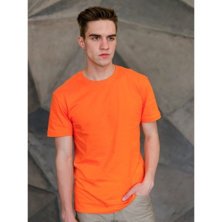 Male T -shirt, size 48, orange color-3