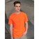 Male T -shirt, size 48, orange color