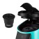 Coffee machine KitFort KT-7121-2, capsule, 800 watts, 0.36 l, turquoise