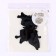 Set for decorating "Butterflies", set 12 pcs, black color