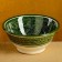 Rishtan ceramics "Patterns", 18 cm, large, green