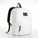 Youth backpack from lightning textiles, 4 pockets, white color