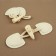 Cleaner clan 16 × 5 cm, 2 pcs, milk color