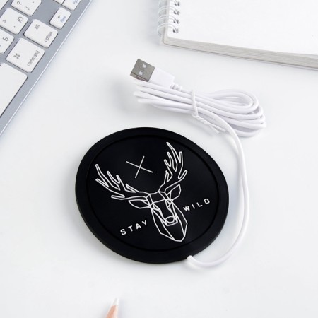 USB “Stay Wild” mug, with heated, 10 × 10 cm-4