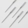 Needles for household sewing machines, universal, No. 80, 10 pcs