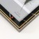 Photo frame plastic 10x15 cm "Black marble with a gold frame" 12x17 cm