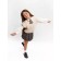 Vest for girl Knit, height 128 cm, milk color