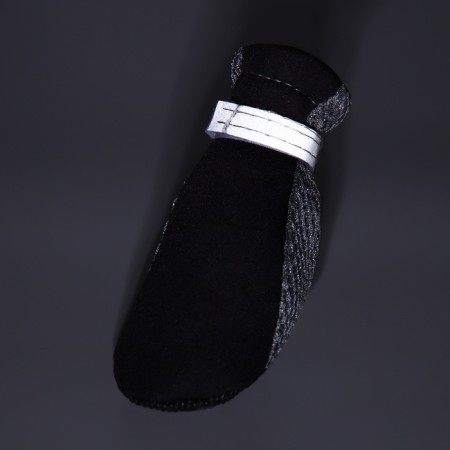Dog boots "comfort +", size L (5, 3 x 4 cm), gray-black-6