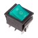 Klavim Switch 250V 15A (6C) On-OFF-ON Green with backlight and neutral (RWB-509, SC-767) R