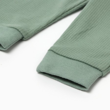 Pants children, green color, height 74 cm-2
