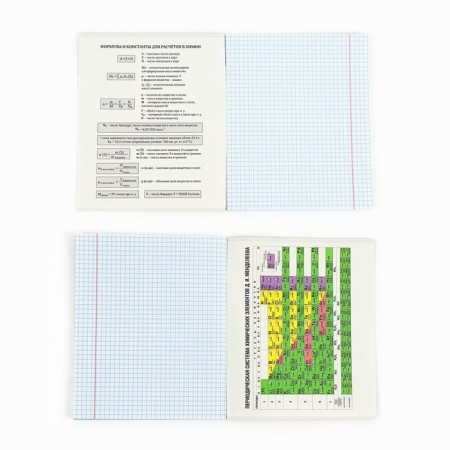 Subject notebook A5, 36 liters on the paper clip “September 1: Russia. Chemistry"-2