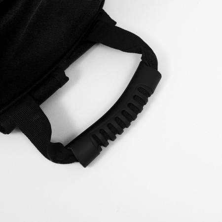 A backpack for carrying animals with a viewing window, black-7