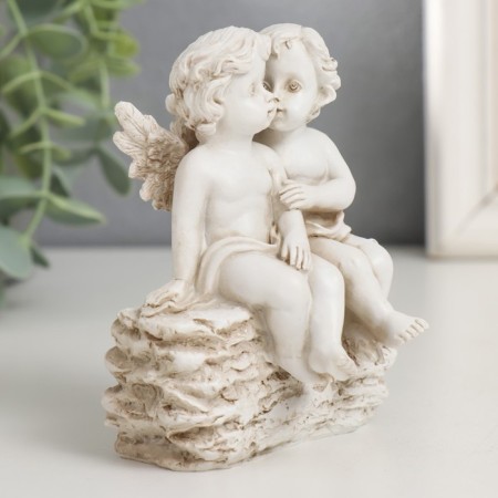 Polystone souvenir "Angels on a pebble" mix 10.5x7.5x8.5 cm-2