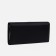 Women's wallet on magnets, black color