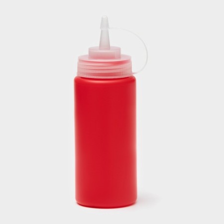 Sauce capacity, 480 ml, 6.5 × 19.5 cm, red color