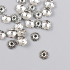 Decor hat for beads diam 5-6 mm Metal 