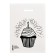 Polyethylene "holiday" white-black 30x40 cm 50 μm