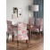 Czech for a chair "Drawn roses", decorative, velor