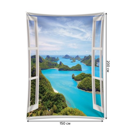 Decorative panel with photo printing, size 150x200 cm-1