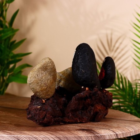 Souvenir "Zavodi" wood, stone 25x15x30 cm-2