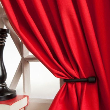 Set of curtains "Billy", 170 x 270 cm - 2 pcs., Red-1