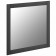 Square wall mirror "Sirius", 782 × 782 mm, color of the oak wenge