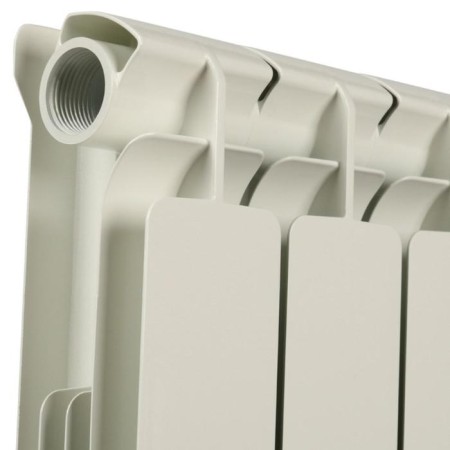 Aluminum radiator Stout Bravo, 500 x 80 mm, 4 sections, side connection-3