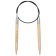 Circular knitting needles, bamboo, 9.0 mm/60cm, 1 pc