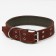Collar combined leather/tarpaulin, 83 x 4.5 cm, Osh 50-70 cm, brown