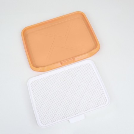 Dog toilet, 65 x 51 x 7 cm, orange-4