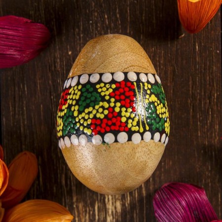 Souvenir musical instrument Marakas "Egg with a pattern" mix 6.5x5x55 cm-1