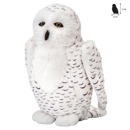 Soft toy "White Owl", 22 cm-3