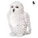 Soft toy "White Owl", 22 cm