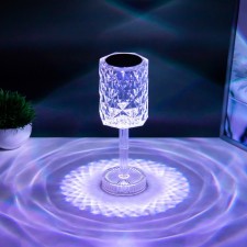Table lamp with Alandi PDU LED 16 colors RGB touch USB 8.5x8.5x25 cm Risalux