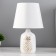 Board lamp "Pineapple" E14 40W white gold 20x20x32cm Risalux